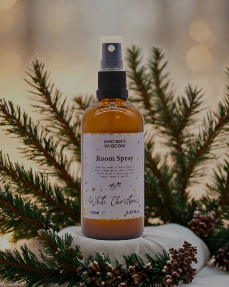 Home Spray Bianco Natale 100ml – spray natalizio per ambienti con note fresche e avvolgenti